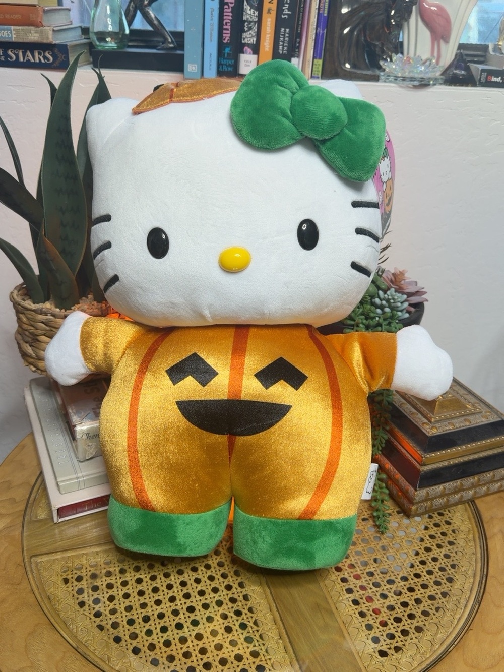 Hello Kitty Pumpkin Halloween Greeter Plush 17” CVS Exclusive 2025 With Tags